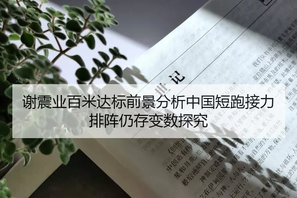 谢震业百米达标前景分析中国短跑接力排阵仍存变数探究